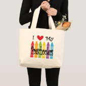 voorschoolse leraar grote tote bag (Voorkant (product))