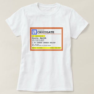 Voorschrift Chocolade op maat T-shirt
