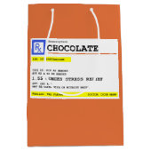 Voorschrift Chocolate Funny Medium Cadeauzakje (Voorkant)