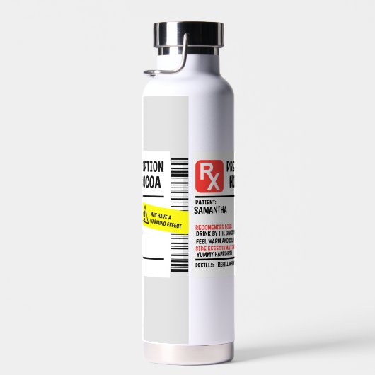 Voorschrift Cocoa - Aangepaste functionaliteit Waterfles (Rechts)