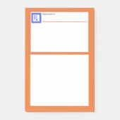 Voorschrift Faux RX 4x6 Post-it® Notes (Voorkant)