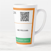 Voorschrift Ontworpen Latte Mok (Rechts)