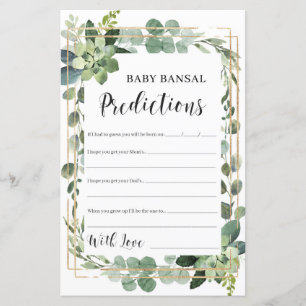 Voorspellingen en advies voor Succulent Baby baby