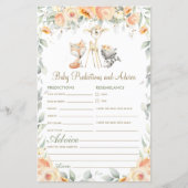 Voorspellingen en adviezen voor Baby van Woodland  (Voorkant)