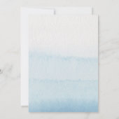 Voorspellingenkaart voor walvis-babyfeestje onder  kaart (Achterkant)