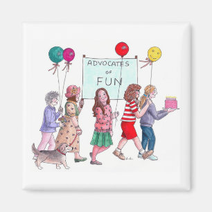 Voorstanders van plezier magneet