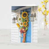 Voorste Herfst Kaart (Gele Bloem)