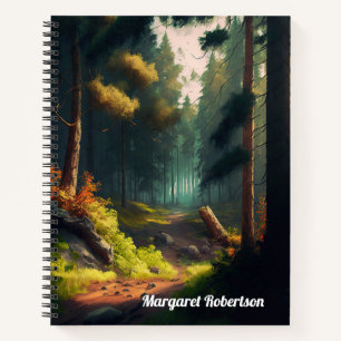Voorste landschap notitieboek