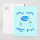 Voorste Pull Frisbee Briefkaart (Voorkant / Achterkant)