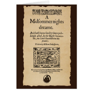 Voorste stuk van de A MidSummer Nights Dream Quart