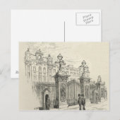 Voorste uitzicht van Buckingham Palace Briefkaart (Voorkant / Achterkant)