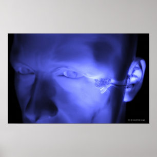 Voorste uitzicht van het binnenoor poster