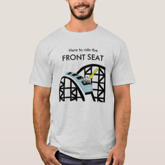 Voorste zitplaats van het Onderzetter Roller T-shirt