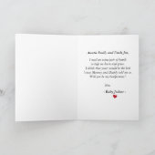 Voorstel van Elegant Photo Godouders Kaart (Binnen)