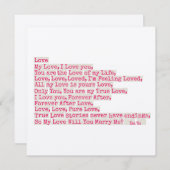 Voorstel/Wil je me trouwen? (Voorkant / Achterkant)