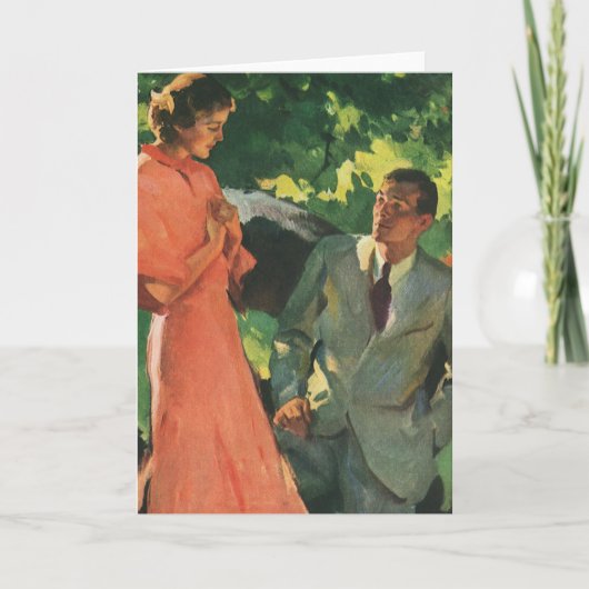 voorstel; wil je me trouwen? kaart (Voorkant)