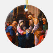 voorstelling van onze Heer Keramisch Ornament (Voorkant)