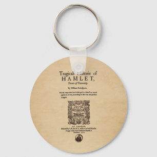 Voorstuk aan de Hamlet Quarto (versie van 1605) Sleutelhanger
