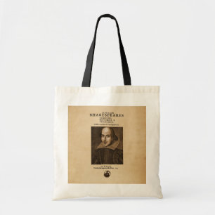 Voorstuk van Shakespeare's eerste Folio Tote Bag
