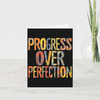 Voortgang Boven Perfecte Motivatie Motiverend T Kaart