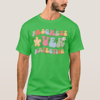Voortgang Boven Perfectie Backo School familie T-shirt