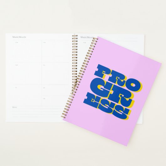 Voortgang Quote voor Nieuwjaarsresoluties Planner (Display)