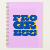 Voortgang Quote voor Nieuwjaarsresoluties Planner (Voorkant)