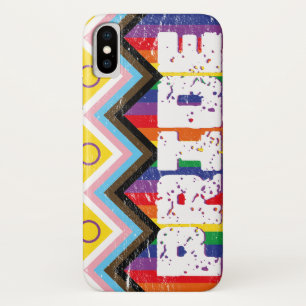 Voortgang Regenboog LGBTQ iPhone X Hoesje
