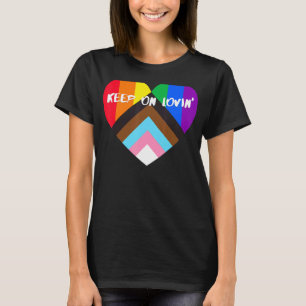 Voortgang van de hartslag blijft bij het houden va t-shirt