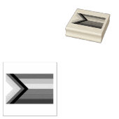 Voortgangs Pride Vlag LGBTQ+ Rubberstempel (Gestempeld)