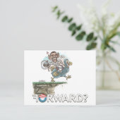 Vooruit? Briefkaart (Staand voorkant)