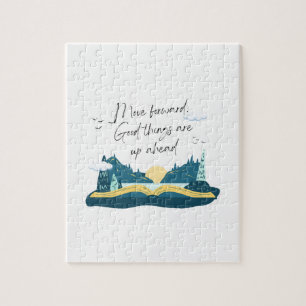 Vooruit gaan Goede dingen zijn een hoofdpuzzel Legpuzzel