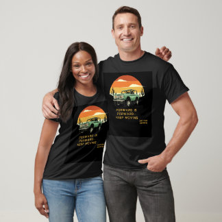 Vooruit Is Vooruit – Blijf Doorgaan | Avontuur Mot T-shirt