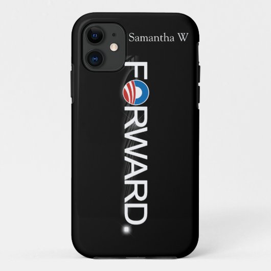Vooruitblik voor Obama 2012 Case-Mate iPhone Case (Achterkant)