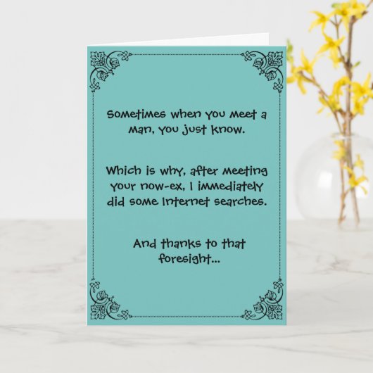 Vooruitdenken Kaart (Gele Bloem)