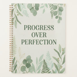 Vooruitgang boven Perfect Journaal Planner