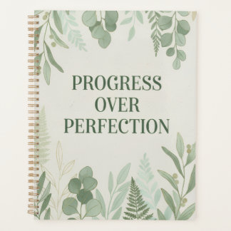 Vooruitgang boven Perfect Journaal Planner