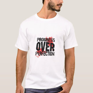 Vooruitgang Boven Perfectie - Grunge Editie T-shirt