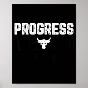 Vooruitgang door pijn poster