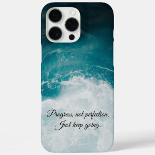 Vooruitgang, geen perfectie. Ga gewoon door. iPhone 16 Pro Max Hoesje
