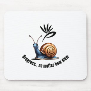 Vooruitgang... hoe traag Sticker Muismat