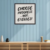 Vooruitgang in perfectie: Motivatie Poster