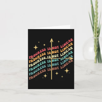 Vooruitgang Is Niet Lineair Sped Motivatie Inspira Kaart