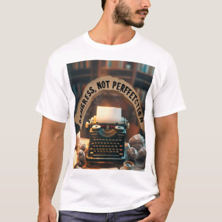 Vooruitgang, niet perfectie t-shirt