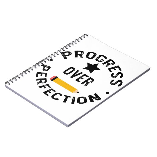 Vooruitgang op het gebied van de perfectie naar sc notitieboek (Linkerzijde)