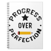 Vooruitgang op het gebied van de perfectie naar sc notitieboek (Voorkant)