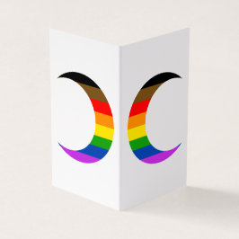 Vooruitgang Pride Crescent Moons Wenskaart Visitekaartjes