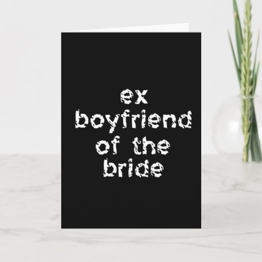 Voorvriend van de Bride Kaart (Voorkant)