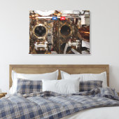 Voorwaarts Torpedo-kamer Canvas Afdruk (Insitu (Slaapkamer))