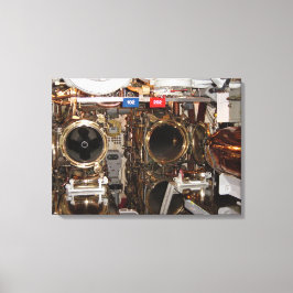 Voorwaarts Torpedo-kamer Canvas Afdruk